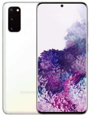 Samsung Galaxy S20 - white   6,2" AMOLED/ DualSIM/ 128GB/ 8GB RAM/ LTE/ Android 10 SM-G980FZWDEUE