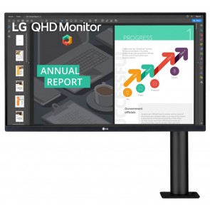 LG monitor IPS 27QN880 27" / 2560x1440 / 350cd/m2 / 5ms / DP / 2xHDMI / USB-C / repro 27QN880-B.AEU
