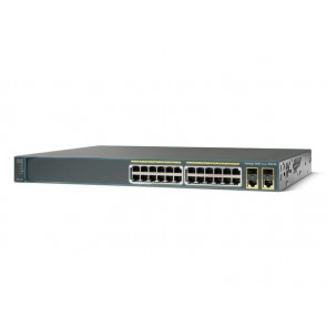 Cisco switch Catalyst Plus C2960+24PC-L 24 10/100 + 2 GB/SFP PoE 370W LAN Base Image WS-C2960+24PC-L