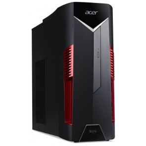 Acer Nitro N50-600/ MT/ i5-8400/ 8GB DDR4/ 16GB + 1TB (7200)/ GTX 1050Ti 4GB/ DVD-RW/ W10H/ černý DG.E0MEC.002