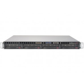 SUPERMICRO 1U server 1x LGA1151, iC236, 4x DDR4 ECC, 4x SATA3 HS (3,5"), 350W, IPMI SYS-5019S-M